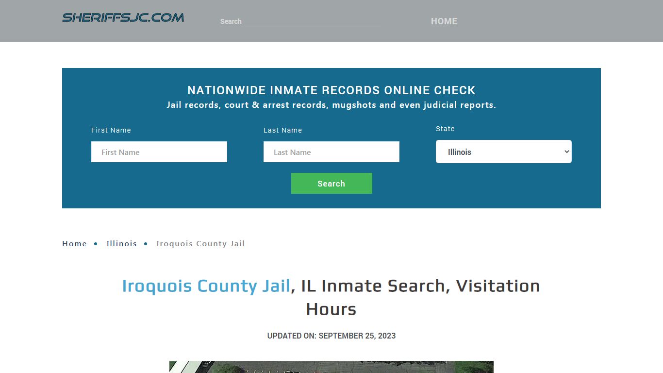 Iroquois County Jail, IL Inmate Search, Visitation Hours